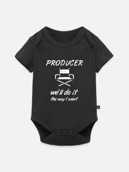 Videoproduzent - Baby Premium Kurzarmbody - Schwarz