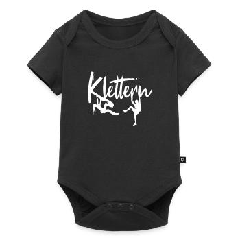 Klettern Kletterin Kletterer Kletter Geschenk - Baby Premium Kurzarmbody - Schwarz - Vorne