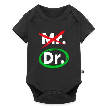 Déclaration du médecin médecin spécialiste Déclaration du médecin d'urgence - Body à manches courtes Premium Bébé - noir - Devant