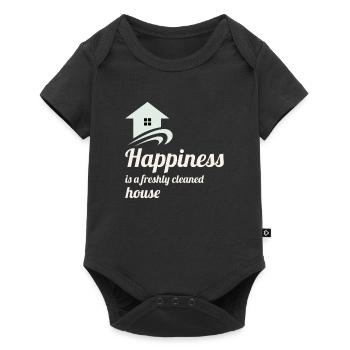Cleaning funny saying Cleaner Janitor Custodian - Baby Premium short-sleeve bodysuit - black - Front