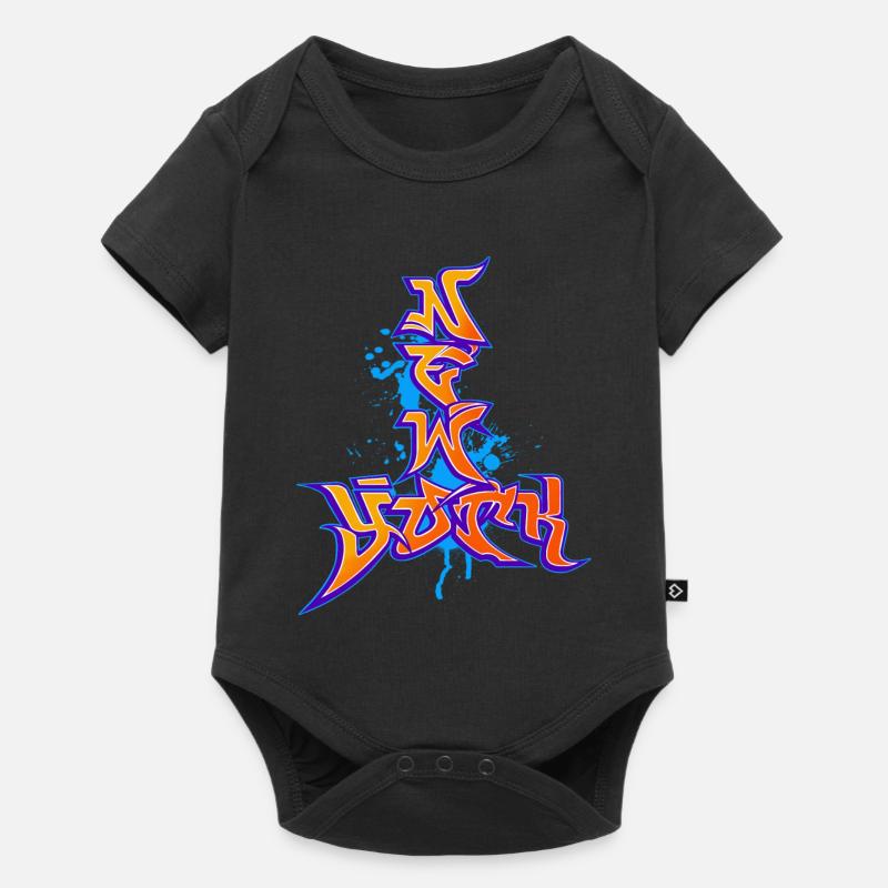 Graffiti de New York - Body à manches courtes Premium Bébé - noir