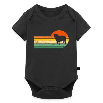 Sheep sheep - Baby Premium short-sleeve bodysuit - black - Front