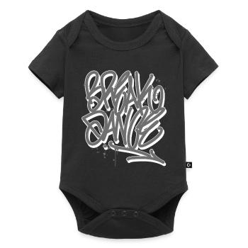 Breakdance Graffiti - Body à manches courtes Premium Bébé - noir - Devant
