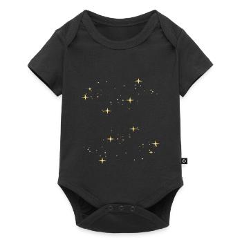 Étoiles étoiles étoiles étoiles - Body à manches courtes Premium Bébé - noir - Devant