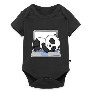 Cadeau pour homme programmeur nerd informatique - Body à manches courtes Premium Bébé - noir - Devant