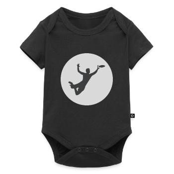 Scandinavian Colour Ultimate Frisbee Disc Sports - Baby Premium short-sleeve bodysuit - black - Front