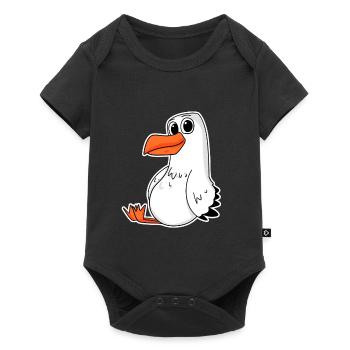 gull - Baby Premium short-sleeve bodysuit - black - Front