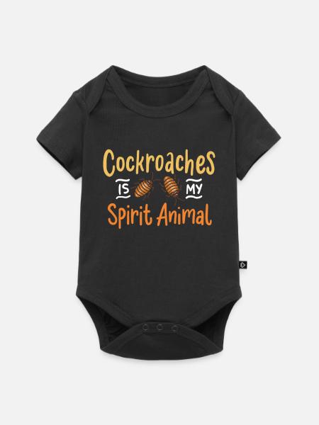 Kakerlake Insekt - Baby Premium Kurzarmbody - Schwarz