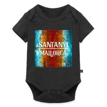 Santanyi Mallorca Urban Style Surreal Art - Baby Premium short-sleeve bodysuit - black - Front