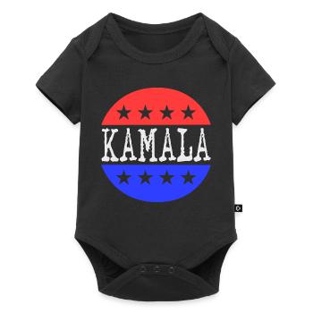 Kamala - Baby Premium short-sleeve bodysuit - black - Front