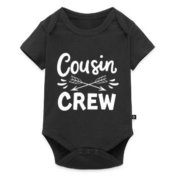 Cousin crew - Baby Premium short-sleeve bodysuit - black - Front