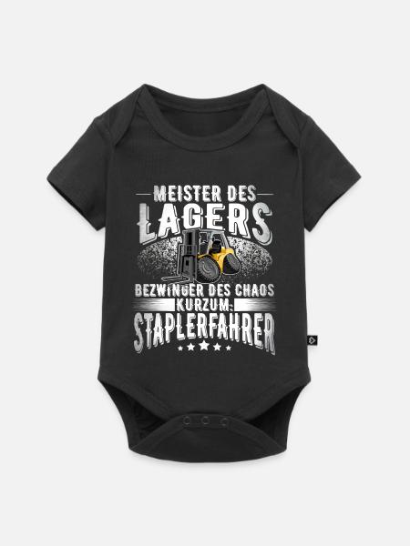 Staplerfahrer - Baby Premium Kurzarmbody - Schwarz
