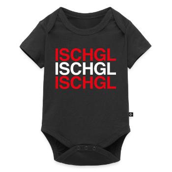 ISCHGL Österreich Austria Flag - Baby Premium Kurzarmbody - Schwarz - Vorne