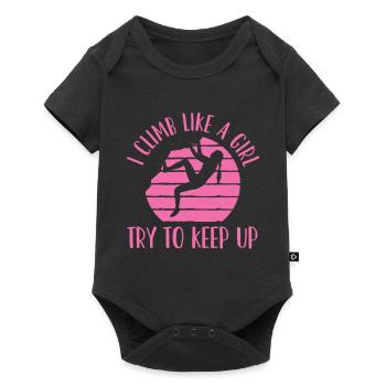 Climbing, Bouldering - Baby Premium short-sleeve bodysuit - black - Front