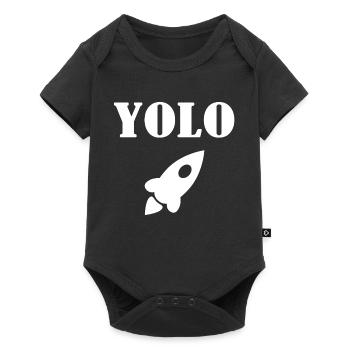 Yolo - Baby Premium short-sleeve bodysuit - black - Front