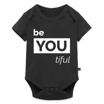 Beautiful You Motivation Development Love Logo - Baby Premium short-sleeve bodysuit - black - Front