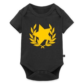 Laurel wreath star starlet congratulations - Baby Premium short-sleeve bodysuit - black - Front