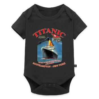 TITANIC NEW YORK CREATION Louis RUNEMBERG © Adagp - Baby Premium short-sleeve bodysuit - black - Front