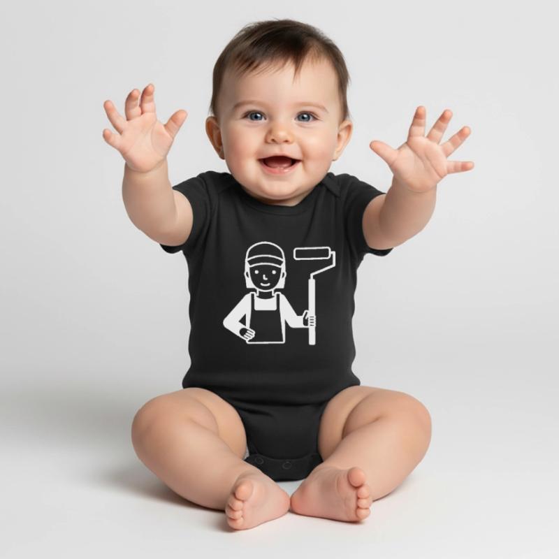 Painter Painter Painter Baby Premium short-sleeve bodysuit