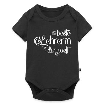Lehrerin - Baby Premium Kurzarmbody - Schwarz - Vorne