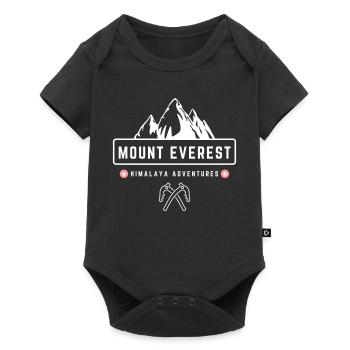 Advetures himalayennes du mont Everest - Body à manches courtes Premium Bébé - noir - Devant