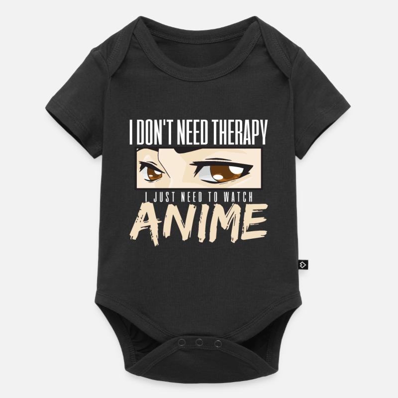Anime - Body à manches courtes Premium Bébé - noir