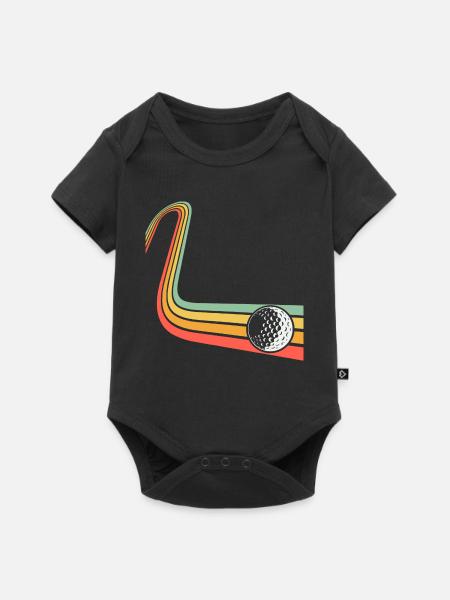 Golf - Baby Premium Kurzarmbody - Schwarz