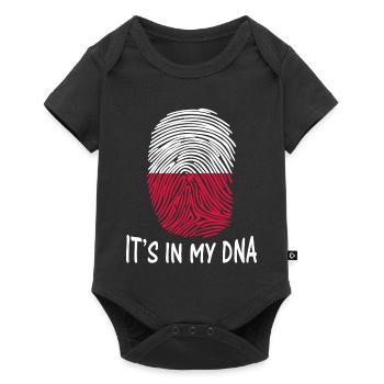 flag of Poland t-shirt it's in my DNA design - Baby Premium short-sleeve bodysuit - black - Front