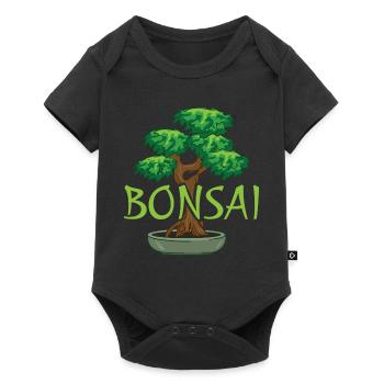 Des bonsaïs dans la marmite - Body à manches courtes Premium Bébé - noir - Devant