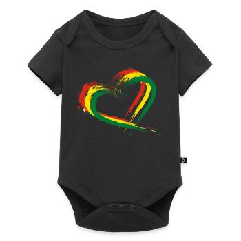 Bolivia - Baby Premium short-sleeve bodysuit - black - Front