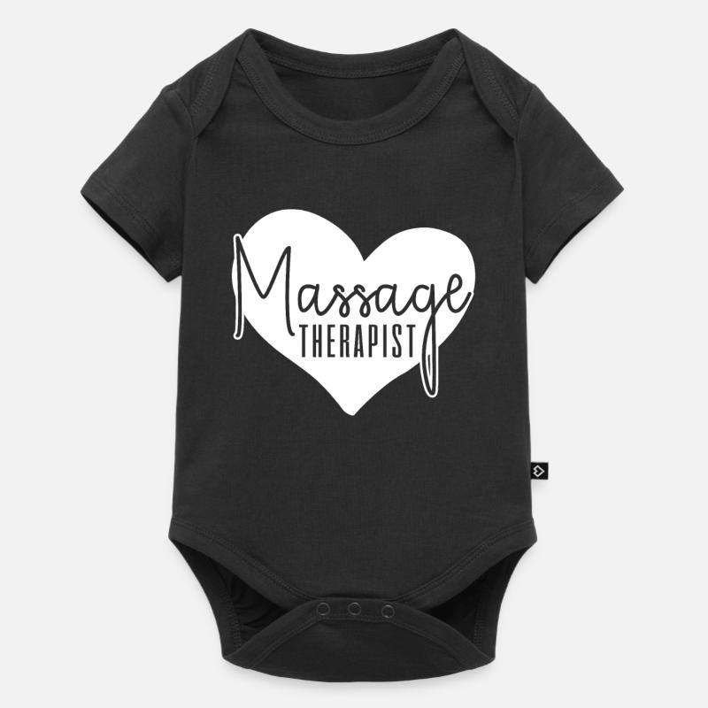 Massagethérapeute massage - Body à manches courtes Premium Bébé - noir
