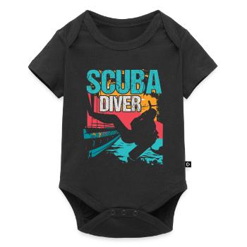 Plongée Scuba Plongée - Body à manches courtes Premium Bébé - noir - Devant