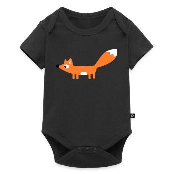 Renard - Body à manches courtes Premium Bébé - noir - Devant