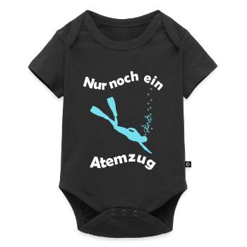 Nur noch ein Atemzug Apnoetaucher - Baby Premium Kurzarmbody - Schwarz - Vorne