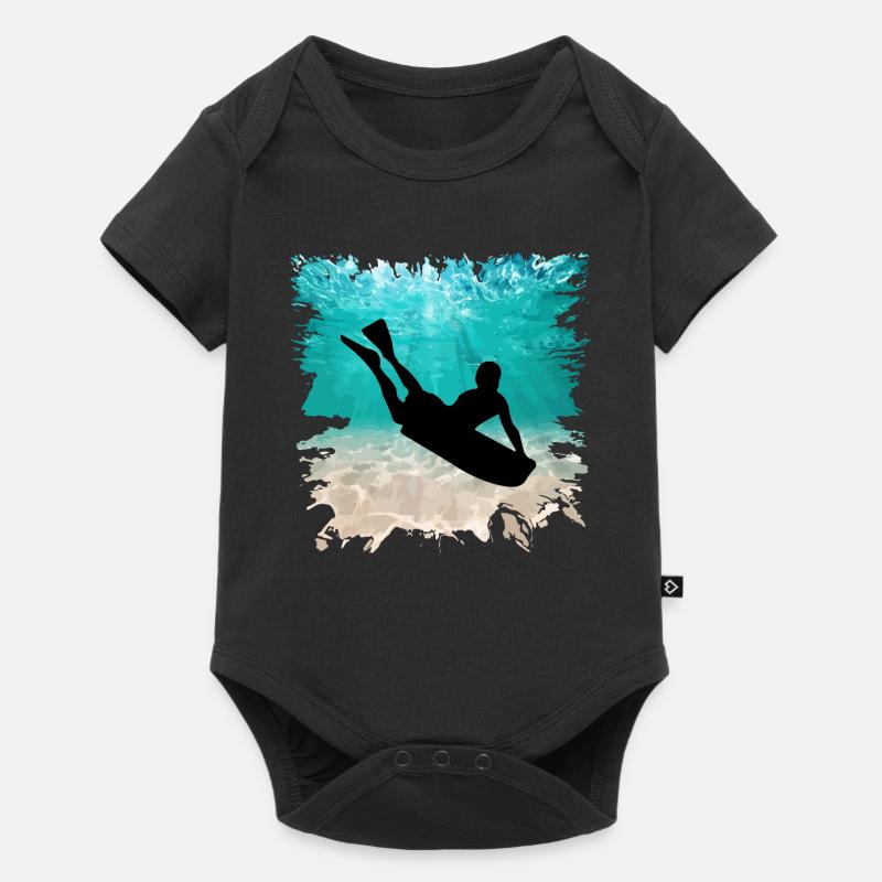Bodyboard Surf d’été Bodyboarder Sea Sand - Body à manches courtes Premium Bébé - noir
