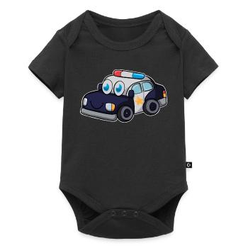Voiture de police - Body à manches courtes Premium Bébé - noir - Devant