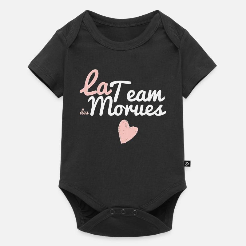 La Team Monues Rose - Body à manches courtes Premium Bébé - noir
