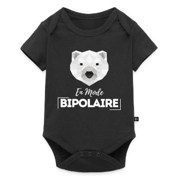 En mode bipolaire - Body à manches courtes Premium Bébé - noir - Devant