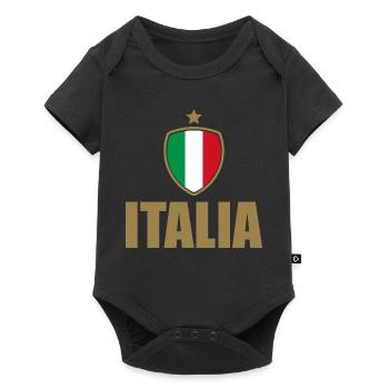 Italie | Italia - Body à manches courtes Premium Bébé - noir - Devant