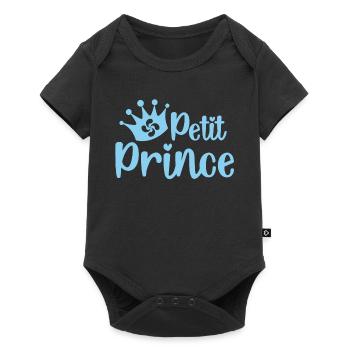 Petit Prince Basque - Body à manches courtes Premium Bébé - noir - Devant
