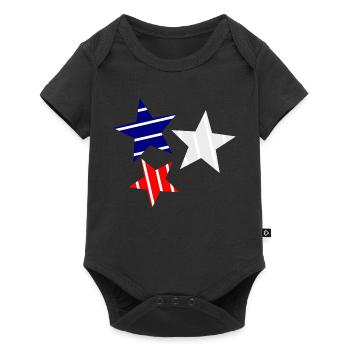 STAR. STARS. STAR. STARS. FEAST. ANNIVERSARY - Baby Premium short-sleeve bodysuit - black - Front