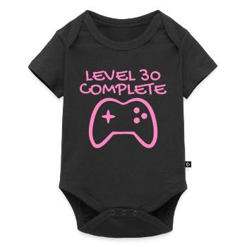 30 anniversaire - Niveau 30 Complete - Gamer 30 ans - Body à manches courtes Premium Bébé - noir - Devant