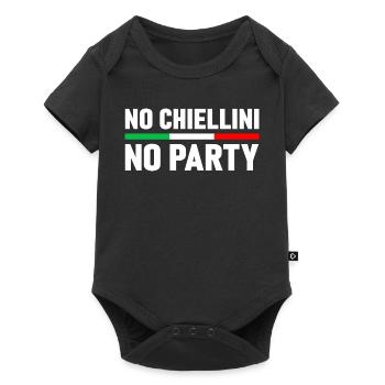 CHIELLINI ITALIE DRAPEAU ITALIEN FOOTBALL - Body à manches courtes Premium Bébé - noir - Devant