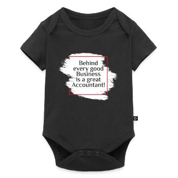 Accountant Accounting Cpa Funny Saying Gift - Baby Premium short-sleeve bodysuit - black - Front