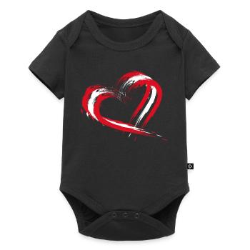 Pérou - Body à manches courtes Premium Bébé - noir - Devant