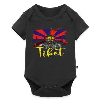 Tibet - Body à manches courtes Premium Bébé - noir - Devant