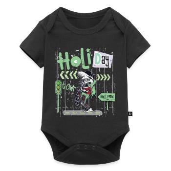 Tour du parc de vélo - Body à manches courtes Premium Bébé - noir - Devant