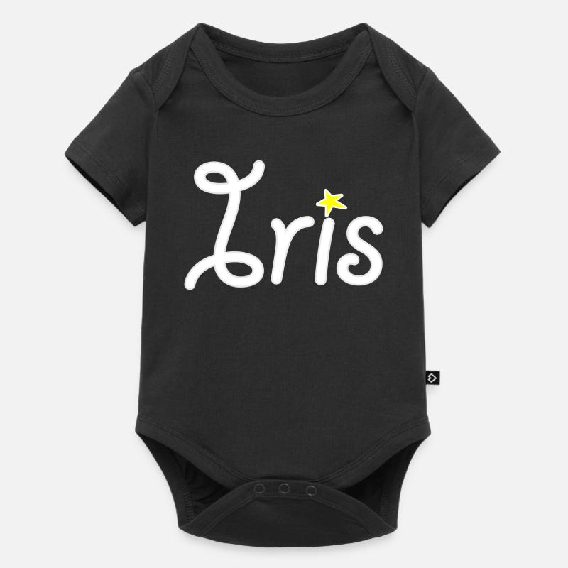 Iris - Body à manches courtes Premium Bébé - noir