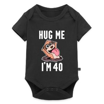 40 ans - 40 ans - accolade - Body à manches courtes Premium Bébé - noir - Devant