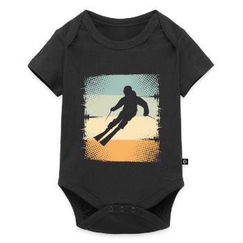 Ski - Body à manches courtes Premium Bébé - noir - Devant